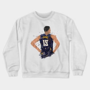 Nikola Jokic Paint Splatter Art Crewneck Sweatshirt